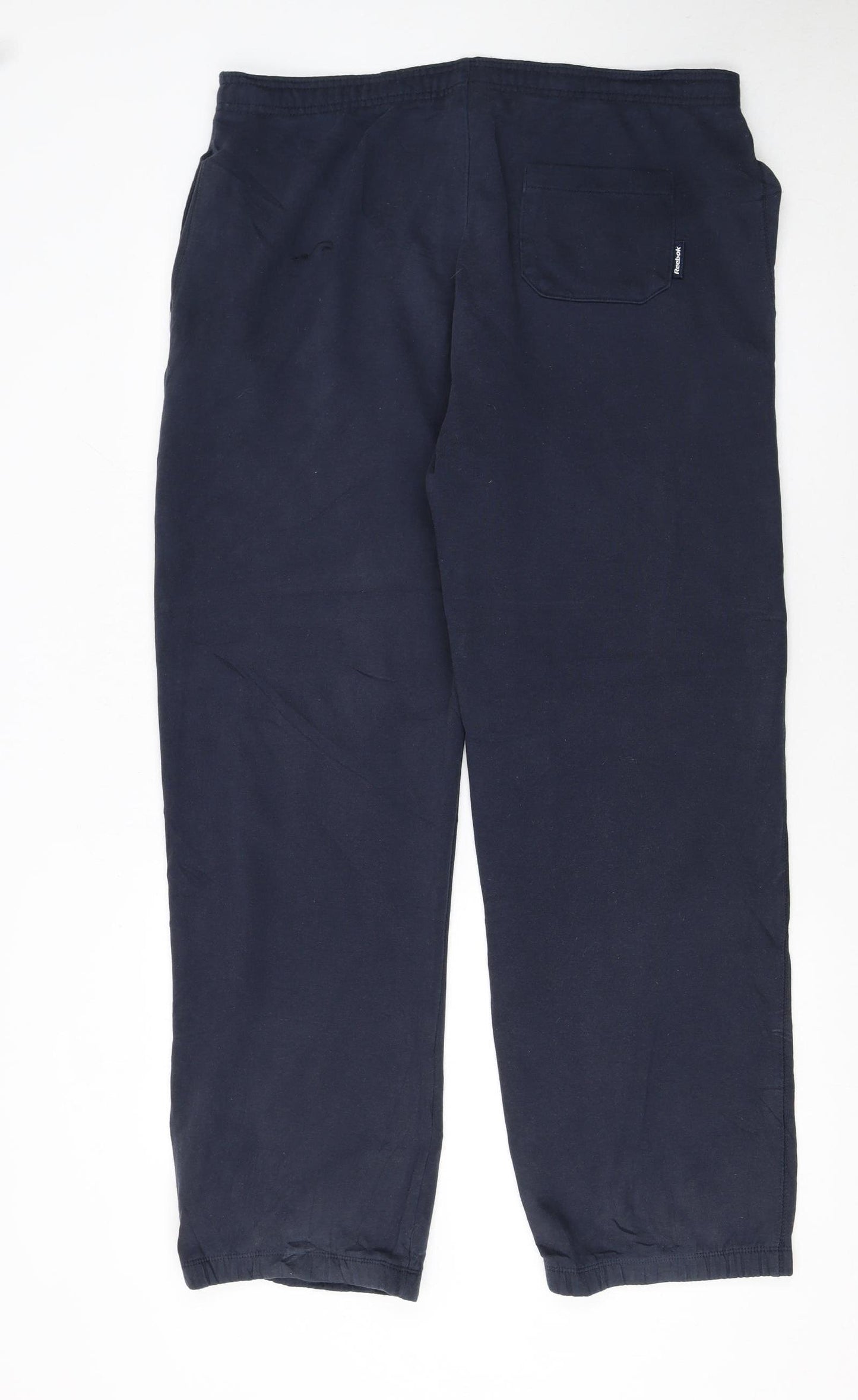 Reebok Men's Navy Blue Sweatpants Joggers Size M Cotton Blend