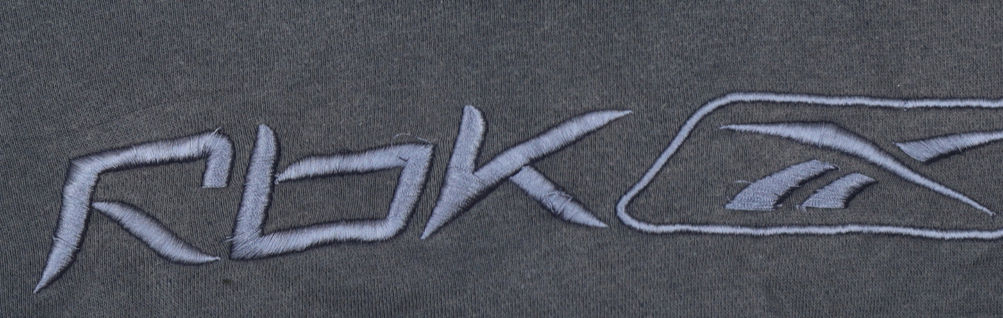 Reebok Men's Blue Embroidered Pullover Hoodie Size S