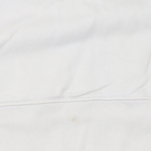 Levi's Men's White Pullover Hoodie L Logo Graphic Cotton Sweatshirt
