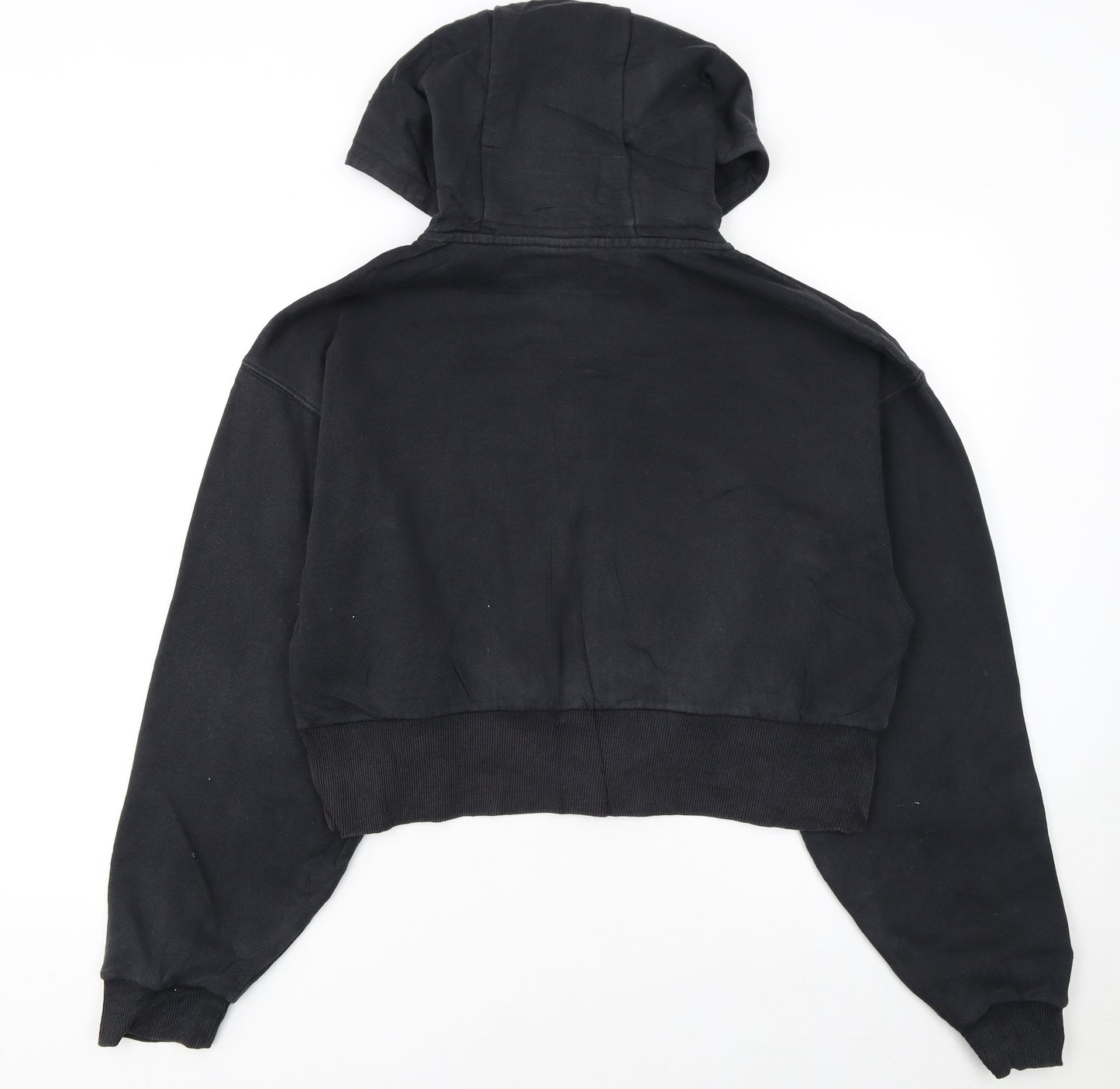 Reebok Women's Black Full Zip Hoodie Medium 12-14 Hooded Sweatshirt