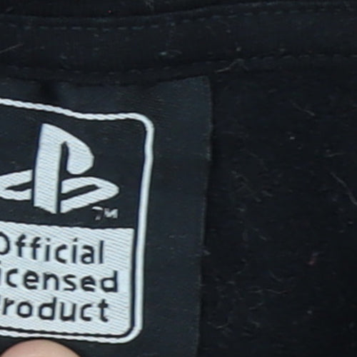 PlayStation Men’s Black Pullover Hoodie XL Graphic Gaming Fleece