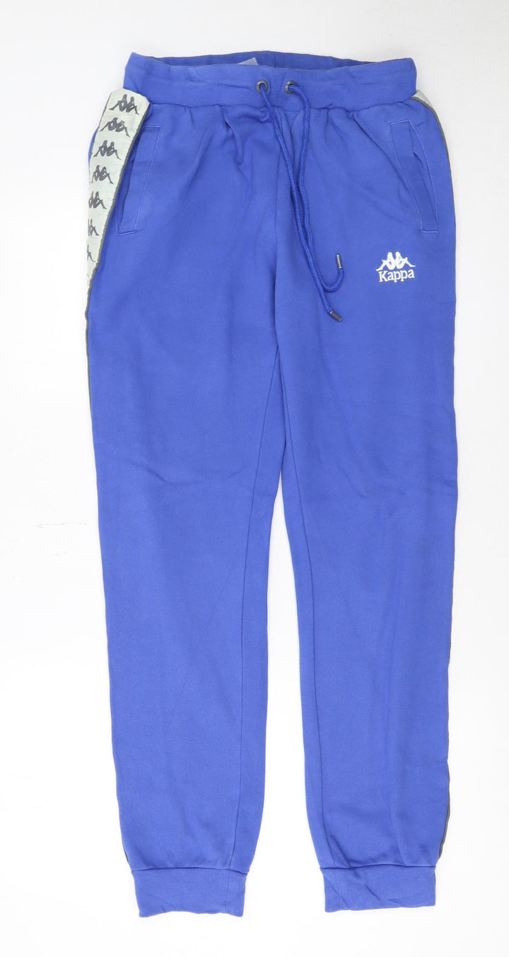 Kappa Womens Blue Jogger Trousers M Elastic Waist Sportswear