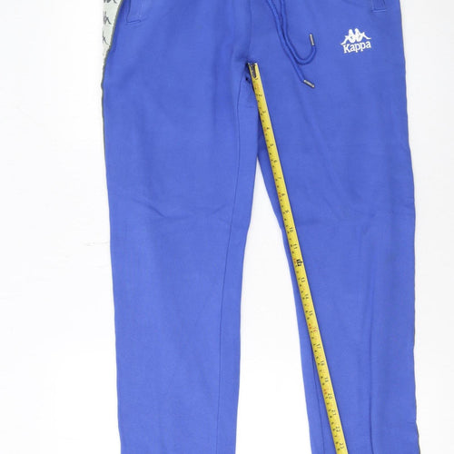 Kappa Womens Blue Jogger Trousers M Elastic Waist Sportswear