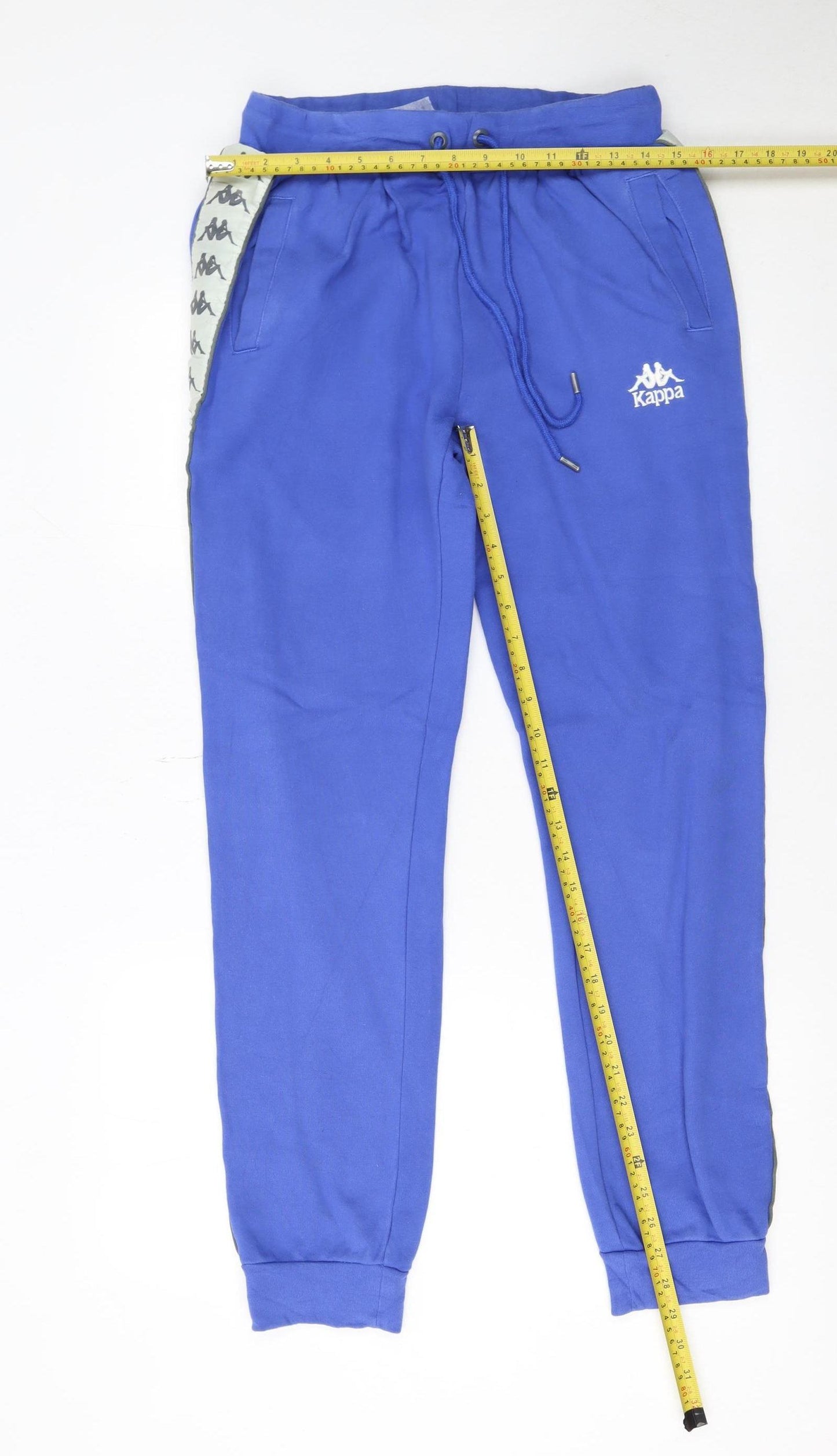 Kappa Womens Blue Jogger Trousers M Elastic Waist Sportswear