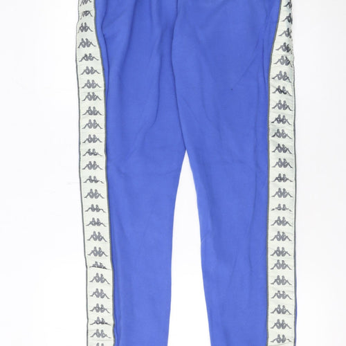 Kappa Womens Blue Jogger Trousers M Elastic Waist Sportswear