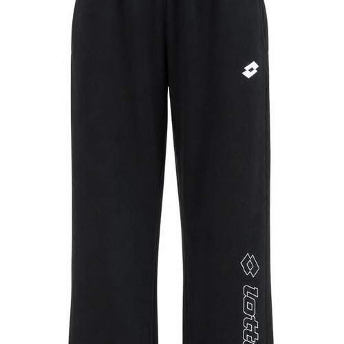 Lotto Women Black Fleece Sweatpants L Regular Fit Comfort Sportswear