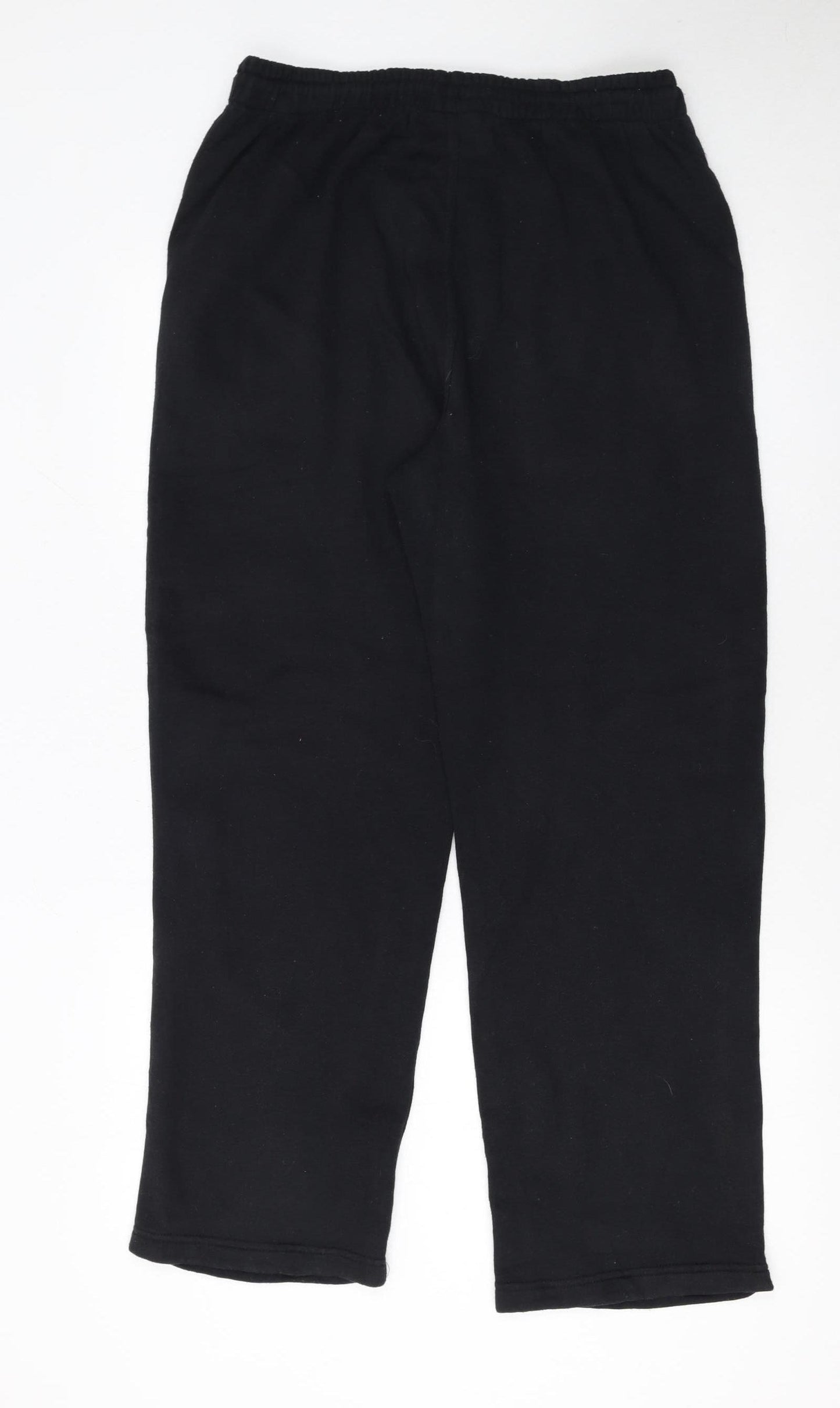 Lotto Women Black Fleece Sweatpants L Regular Fit Comfort Sportswear
