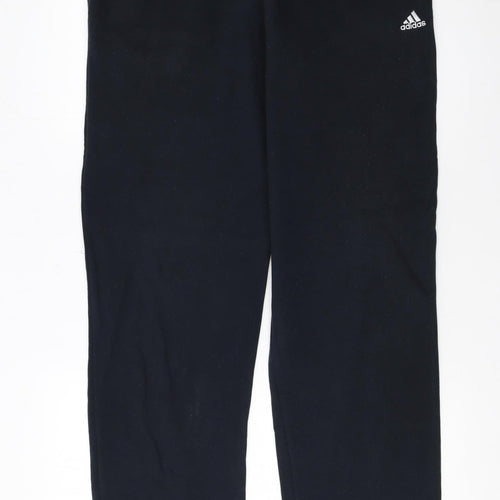 Adidas Men’s Black Fleece Sweatpants M Regular Fit Sports Casual