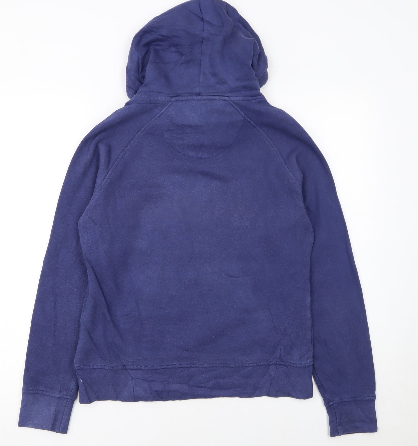 Canterbury Womens Blue Hoodie Size 10 Cotton Blend Uglies Logo Pullover