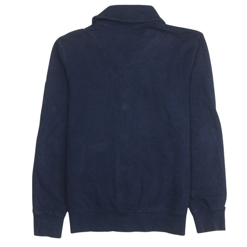 Fred Perry Men's Blue L Button Cardigan Sweatshirt