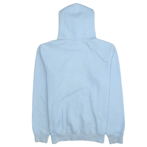 Champion Men's Blue Pullover Hoodie Medium Logo Fleece Sweatshirt