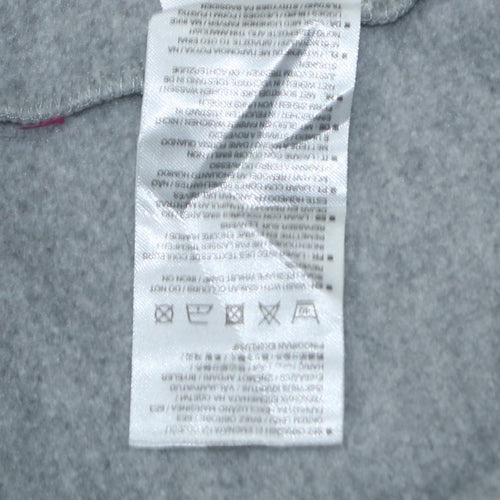 Umbro Mens Grey Full Zip Hoodie XL Lightweight Sports Fleece