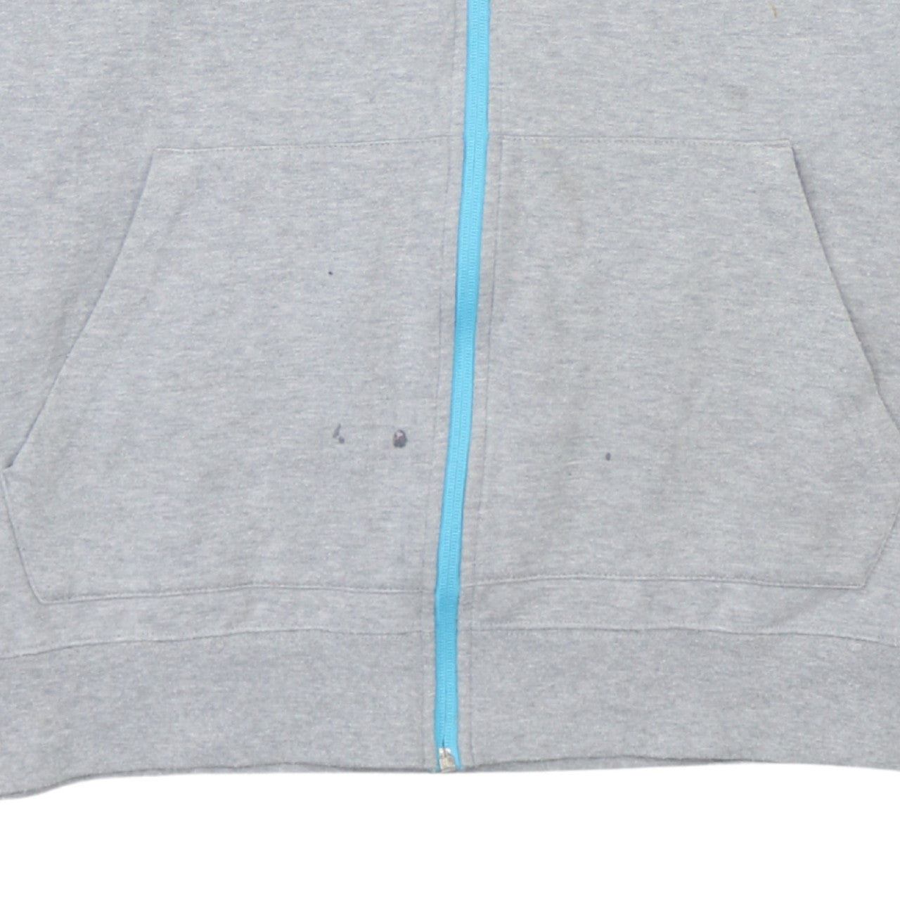Umbro Mens Grey Full Zip Hoodie XL Lightweight Sports Fleece