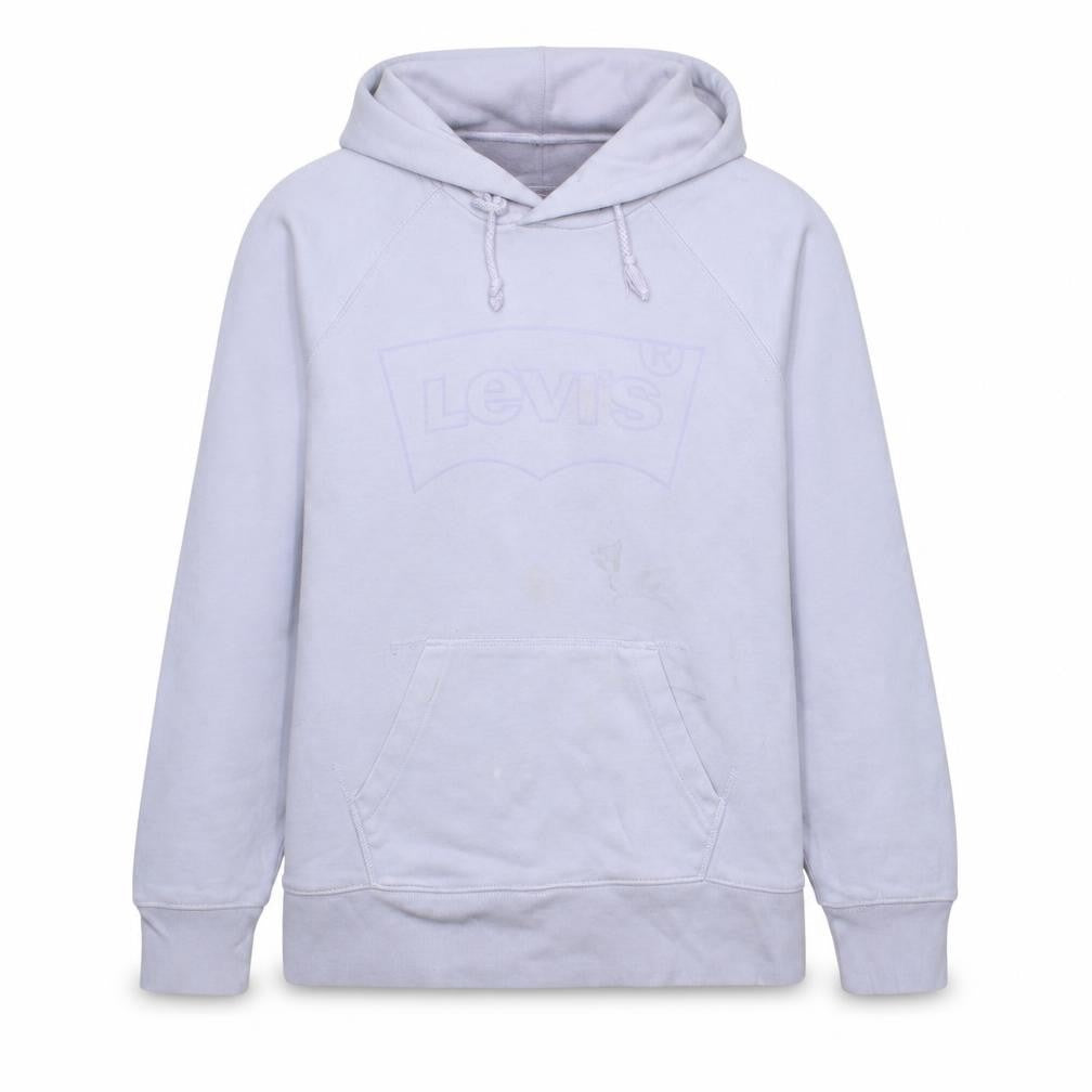 Front view of Levi's Women's Lilac Hoodie XS Pullover Cotton Blend Casual