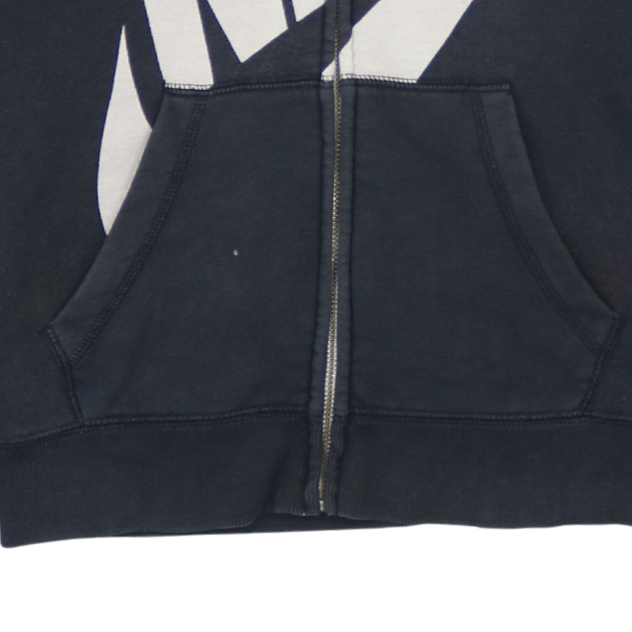Nike Women's Black Small Full Zip Hoodie Sweatshirt with Logo