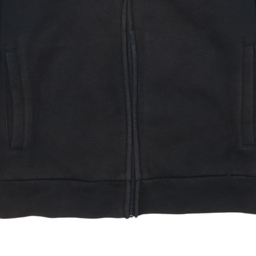 Puma Boys Black Full Zip Hoodie 13-14 Years Athletic Fleece Sweatshirt