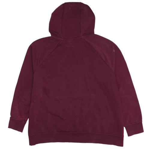 Nike Men's Red Pullover Hoodie XL Fleece Logo Sweatshirt
