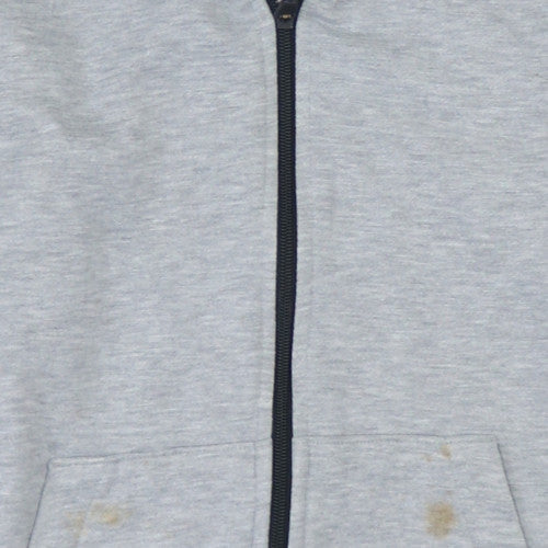 Nike Men's Grey Dri-FIT Full Zip Hoodie Size S