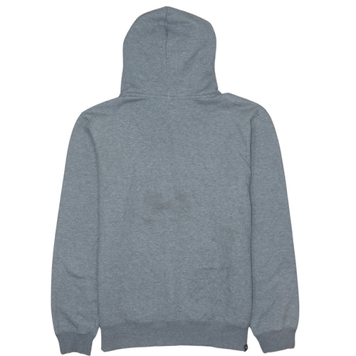 Puma Men's Grey Small Pullover Hoodie with Logo Print