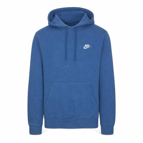 Nike Men's Blue Pullover Hoodie Small Regular Fit Fleece Sportswear