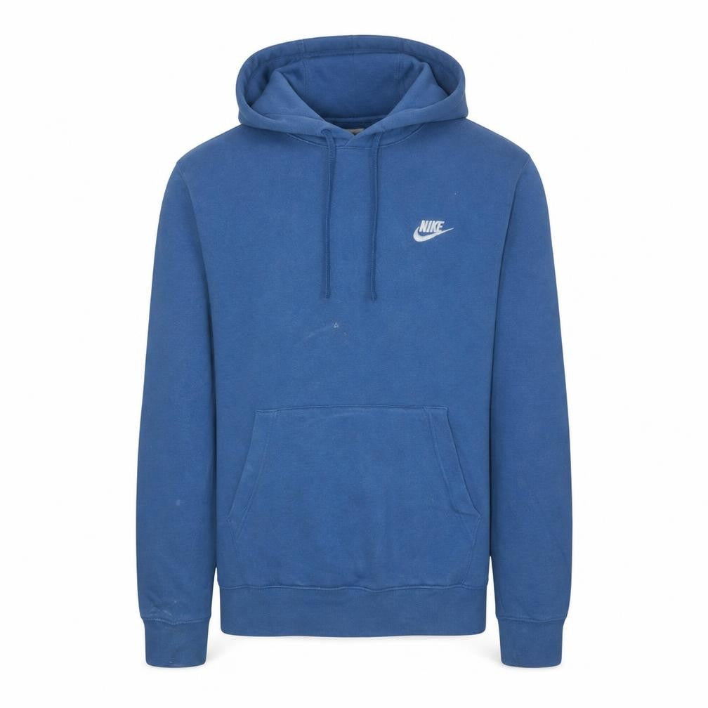 Nike Men's Blue Pullover Hoodie Small Regular Fit Fleece Sportswear