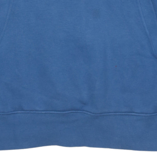 Nike Men's Blue Pullover Hoodie Small Regular Fit Fleece Sportswear