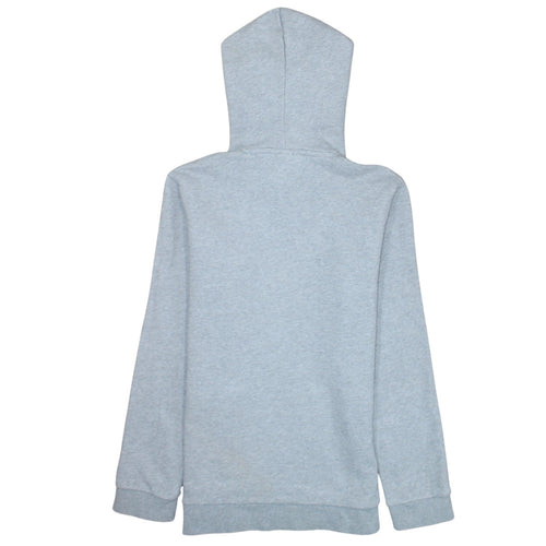 Adidas Mens Grey Pullover Hoodie XS Regular Fit Logo Fleece