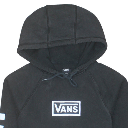 Vans Men's Black Small Pullover Hoodie Graphic Skate Sweatshirt