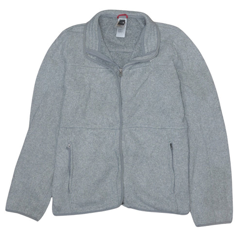 The North Face Womens Grey Fleece Full Zip Jacket XL