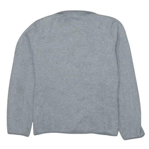 The North Face Womens Grey Fleece Full Zip Jacket XL