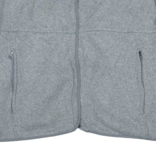 The North Face Womens Grey Fleece Full Zip Jacket XL