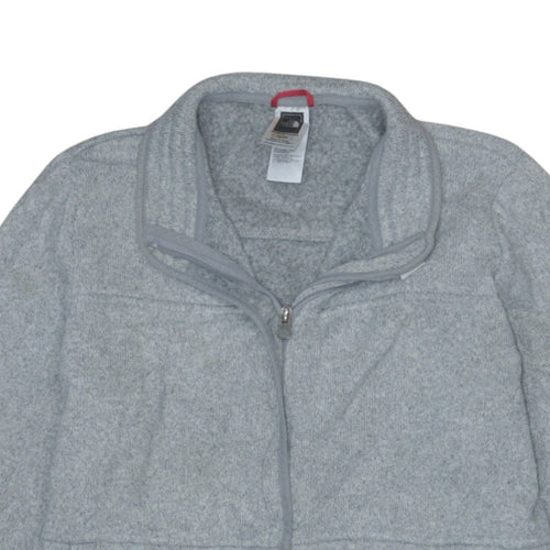 The North Face Womens Grey Fleece Full Zip Jacket XL