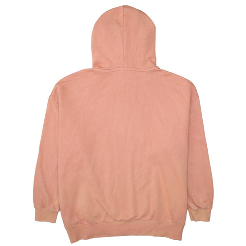 Nike Women’s Peach Pullover Hoodie L Cotton Blend Logo Sweatshirt