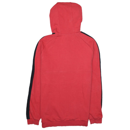 Fila Women's Red Pullover Hoodie Medium Cotton Blend Logo Style