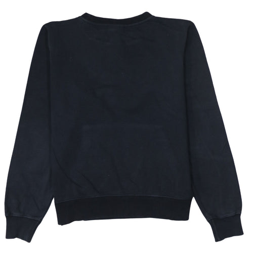 Champion Women's Black XS Pullover Sweatshirt with Logo Embroidery