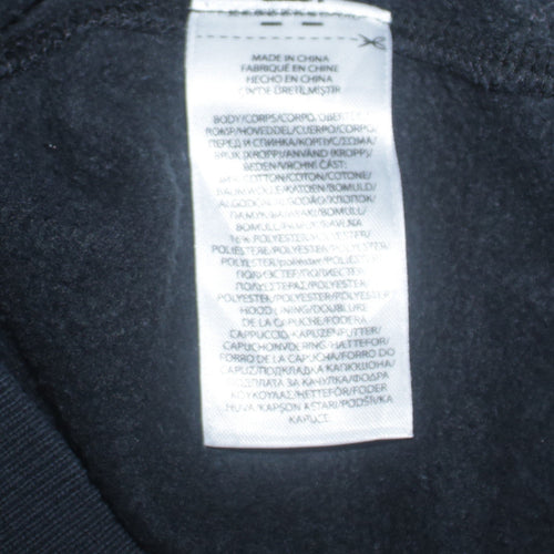 Nike Men's Black Pullover Hoodie L Graphic Logo Sportswear