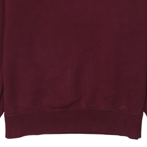 Nike Men's Maroon Crew Neck Sweatshirt Small Tall Cotton Blend