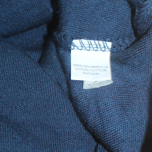 Tommy Hilfiger Men’s Blue Cotton V-Neck Jumper 2XL