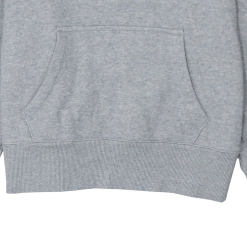 Champion Womens Grey Hoodie Medium Pullover Cotton Blend Logo
