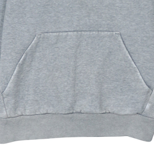Puma Men’s Grey Pullover Hoodie Small Regular Fit Logo Fleece