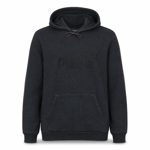 Puma Mens Black Pullover Hoodie Size M Hooded Sports Sweatshirt