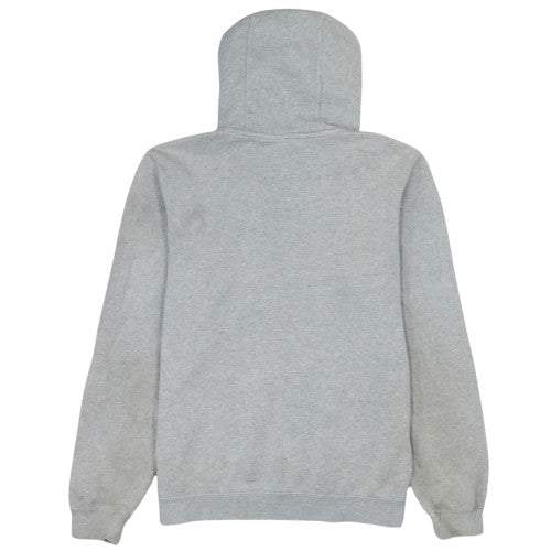 Nike Men's Grey Embroidered Logo Pullover Hoodie Size S