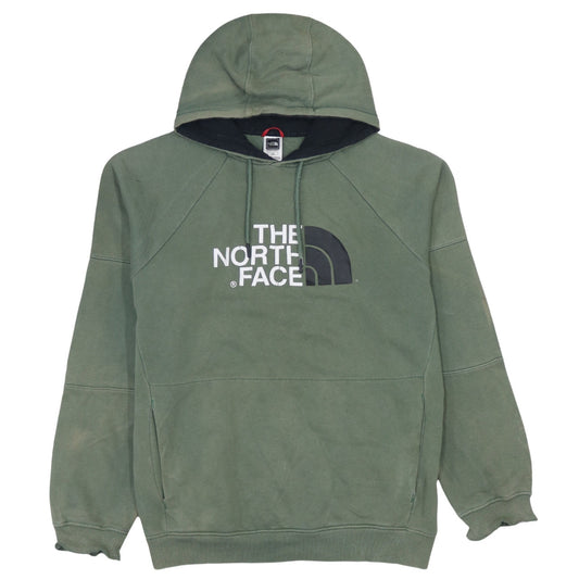 The North Face Mens Green Pullover Hoodie L Outdoor Fleece Sweatshirt