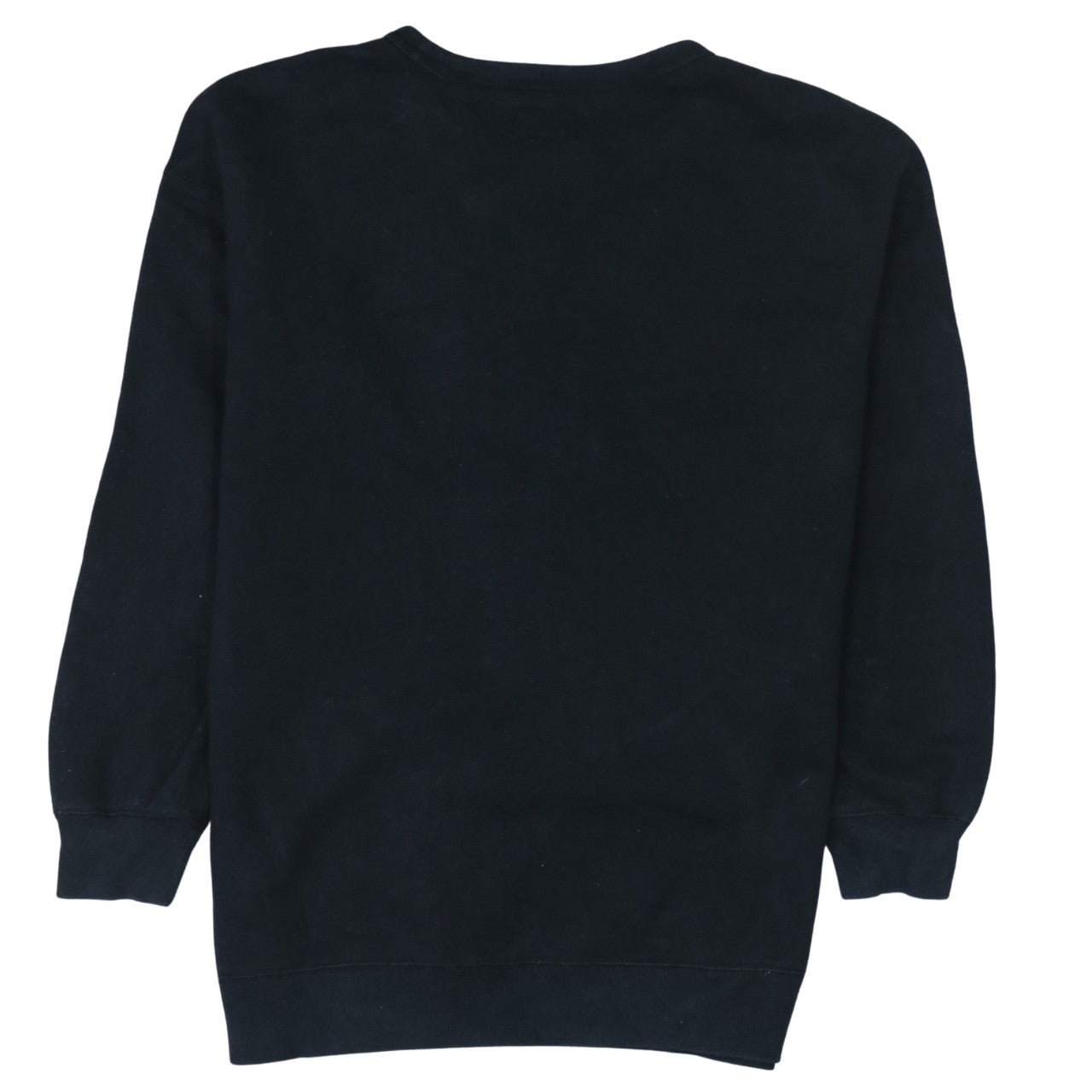 Converse Men's Black Crew Neck Logo Pullover Sweatshirt Size L
