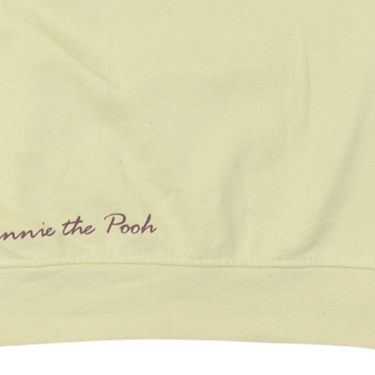 Disney Women Yellow Winnie the Pooh Pullover Sweatshirt Size 6/8