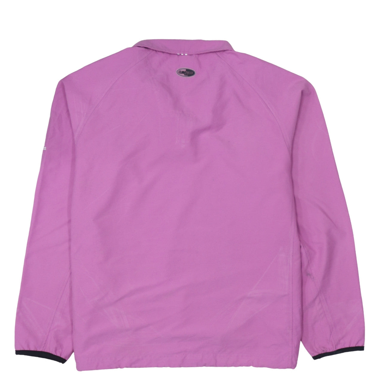 Adidas Womens Pink 1/4 Zip Pullover Sweatshirt Size L Polyester
