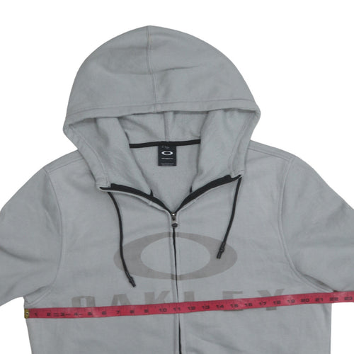 Oakley Men's Grey XL Full Zip Performance Hoodie
