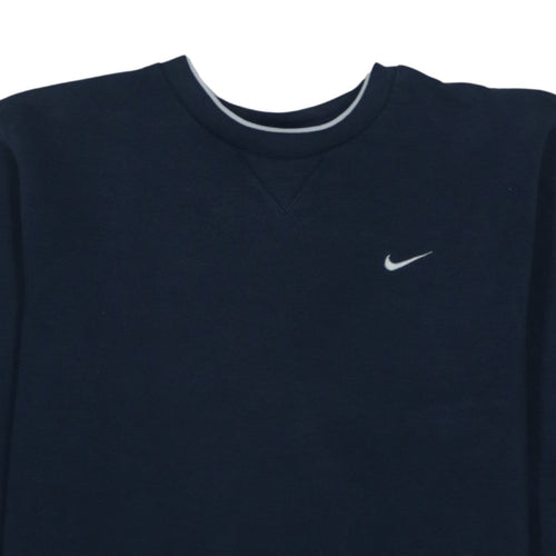 Nike Boys Navy Blue Large Crew Neck Pullover Sweatshirt 14-16 Years