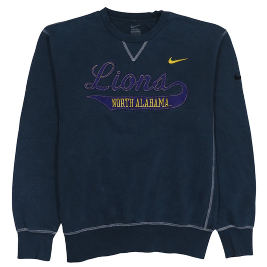 Nike Men’s Blue North Alabama Lions Embroidered Crew Sweatshirt L