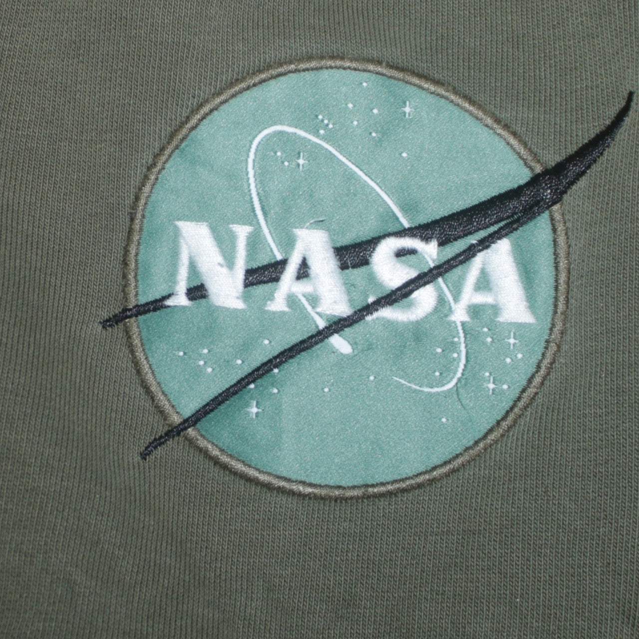 Alpha Industries NASA Green Men’s Sweatshirt 2XL Crew Neck Pullover